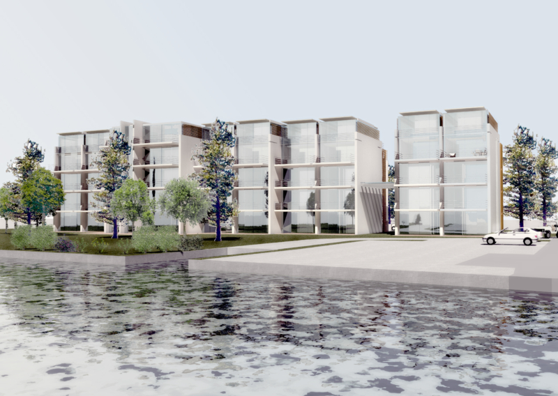 Balatonlelle, Szálloda, terv